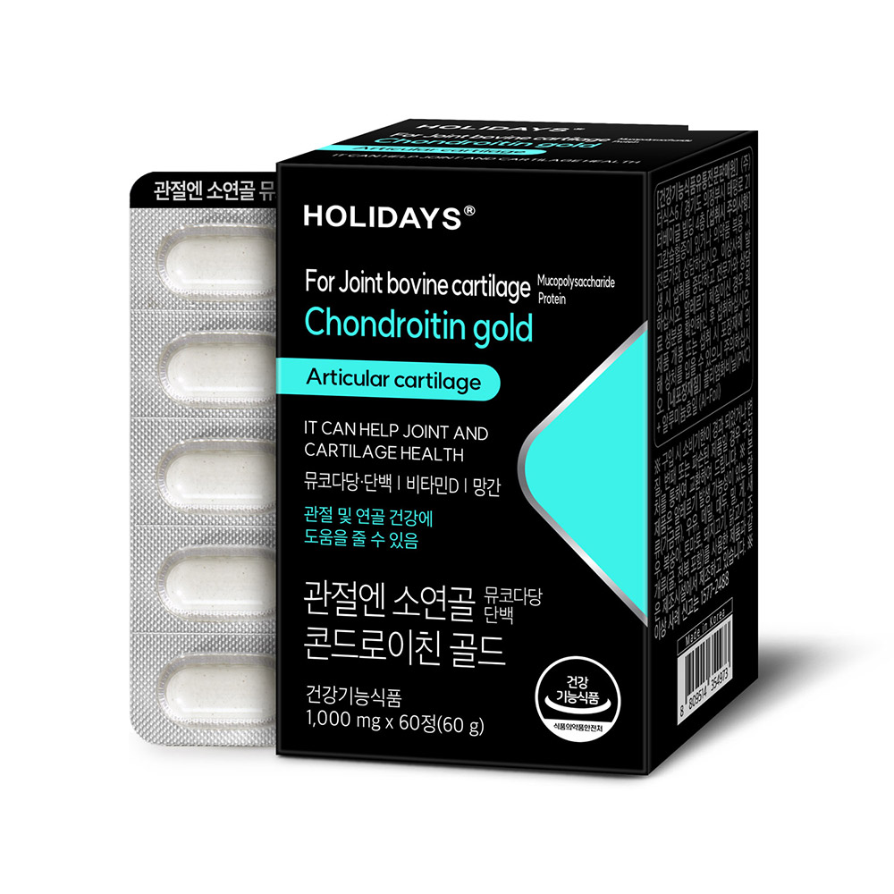 관절엔 소연골 뮤코다당단백 콘드로이친 골드 60정 1박스