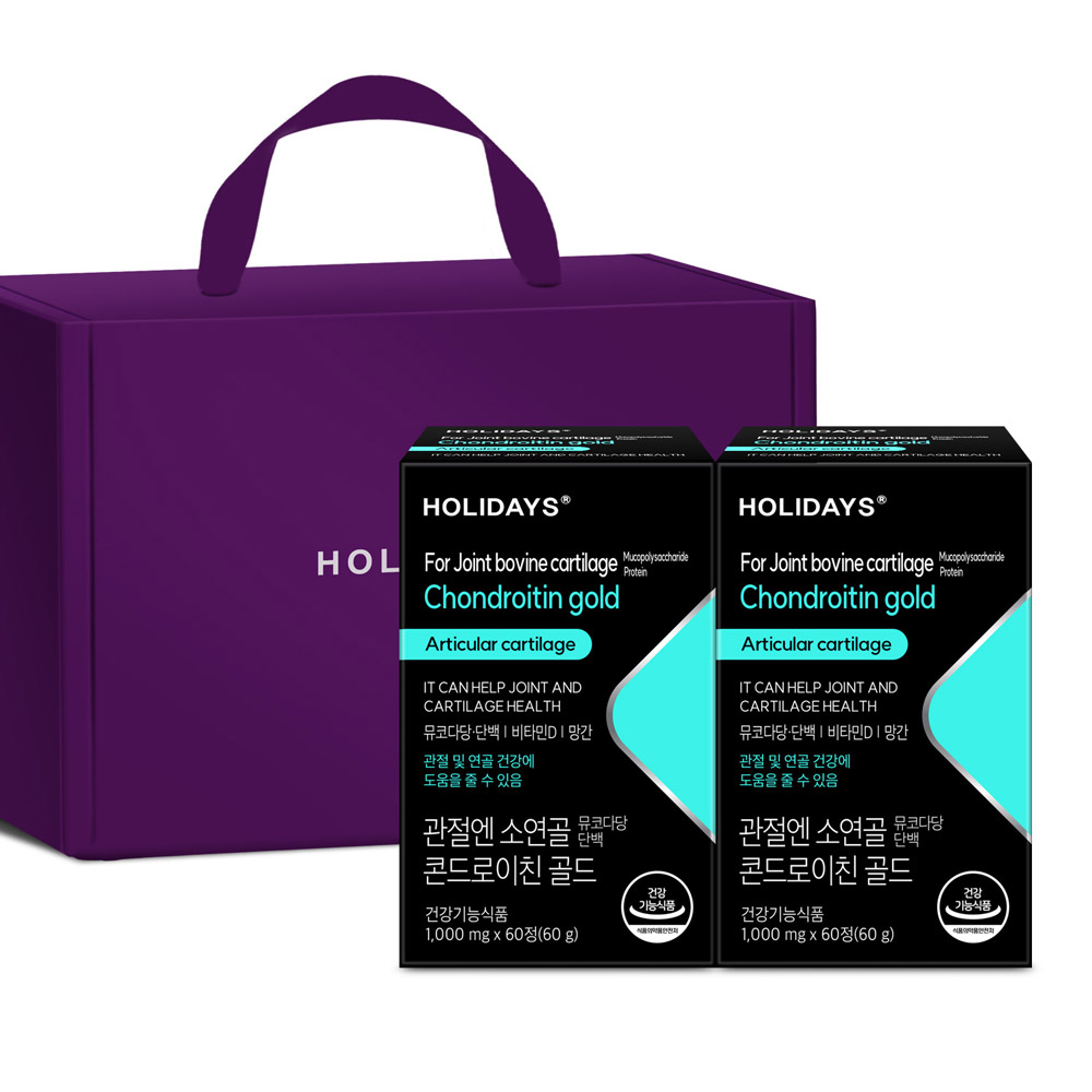관절엔 소연골 뮤코다당단백 콘드로이친 골드 2개입 선물세트