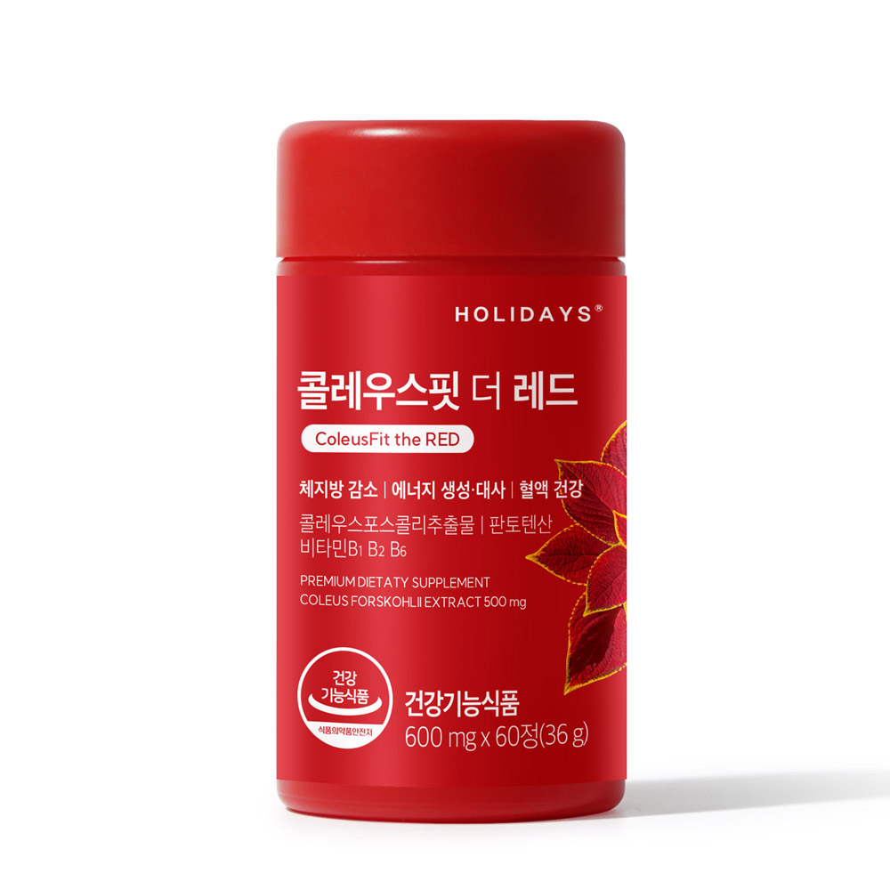 콜레우스핏 더 레드 60정 1병