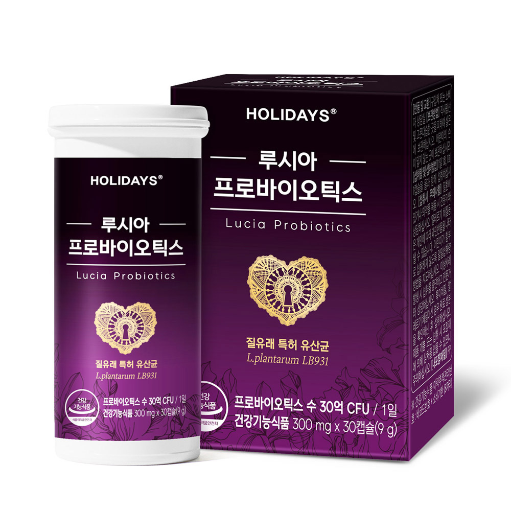 루시아 프로바이오틱스 질유래 유산균 30캡슐 1병  (소비기한: 2025-12-21)