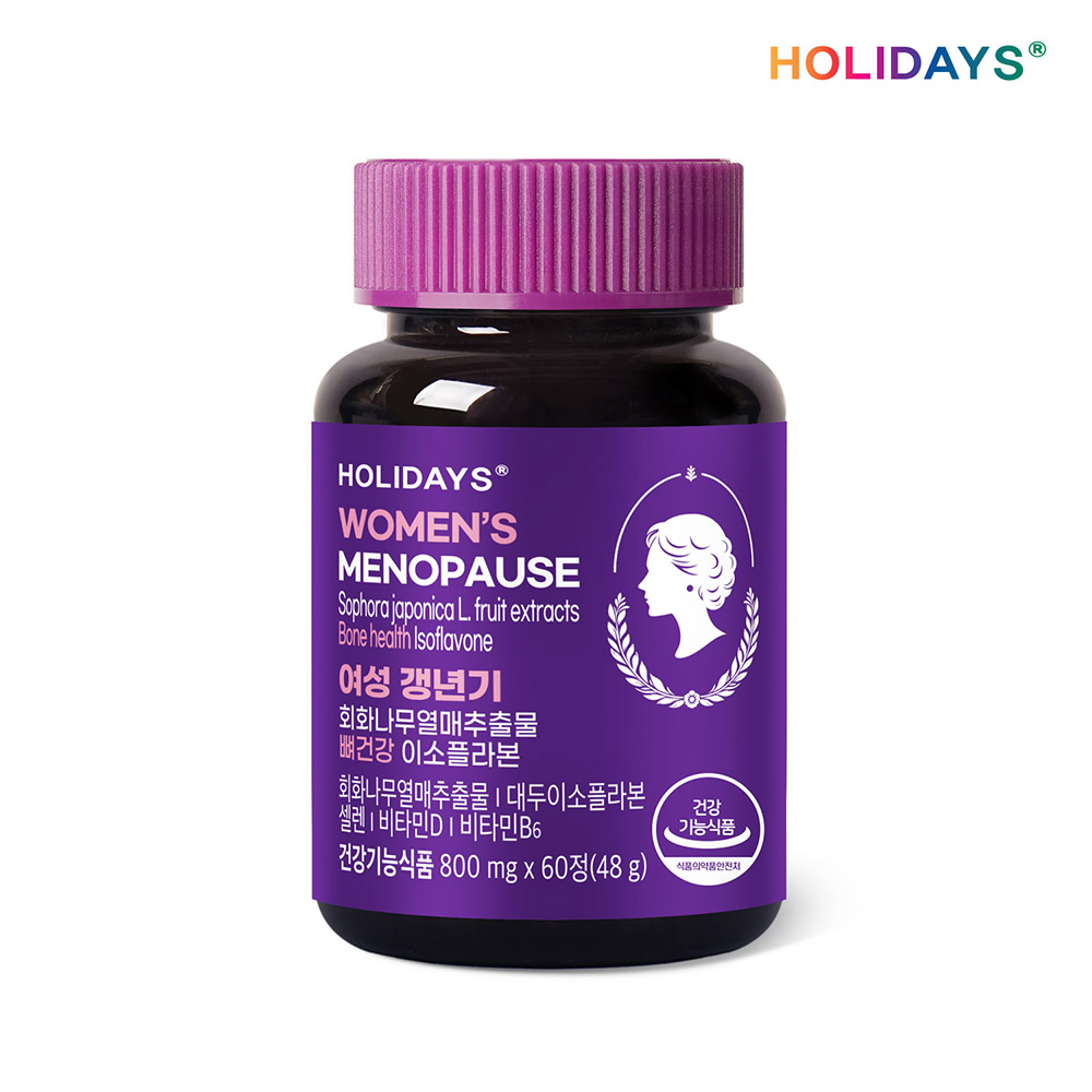 ★ 가정의 달 SALE ★ 여성 갱년기 회화나무열매추출물 뼈건강 이소플라본 60정 1병